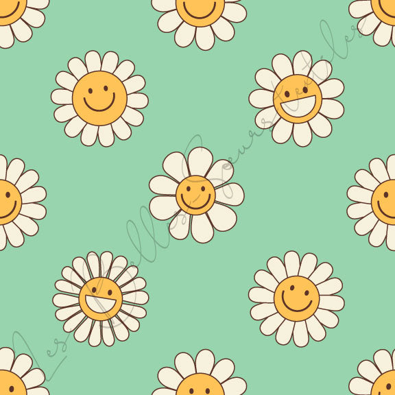 Fleurs smileys #06
