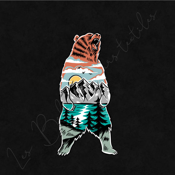 Panneau enfant - Grizzly