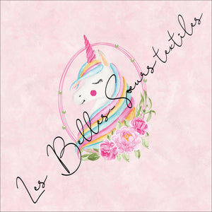 Licorne fleurie - Panneau pour enfant (Swim)