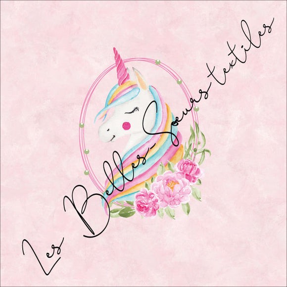 Licorne fleurie - Panneau pour enfant (Swim)